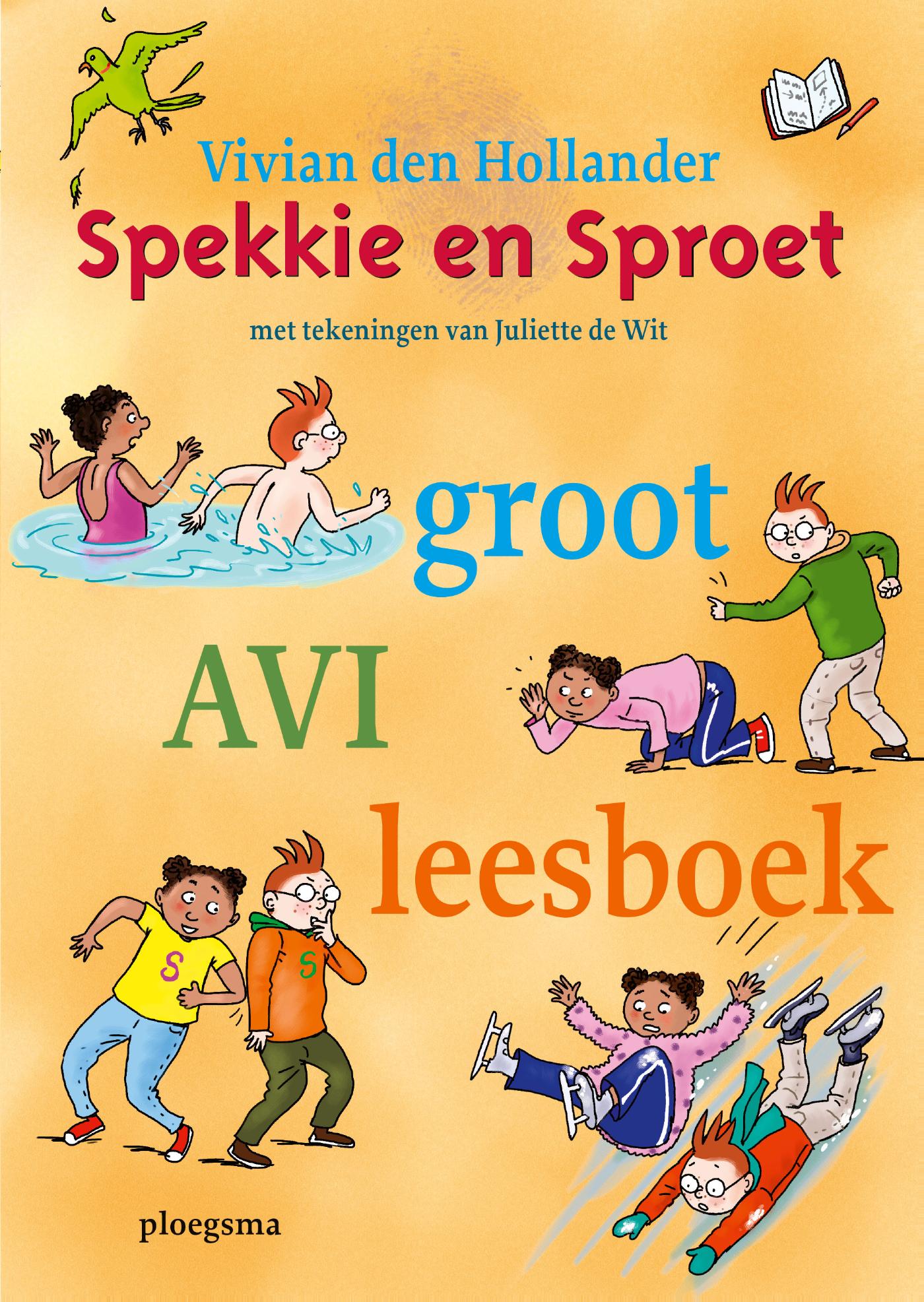 Omslag van Spekkie en Sproet groot AVI leesboek