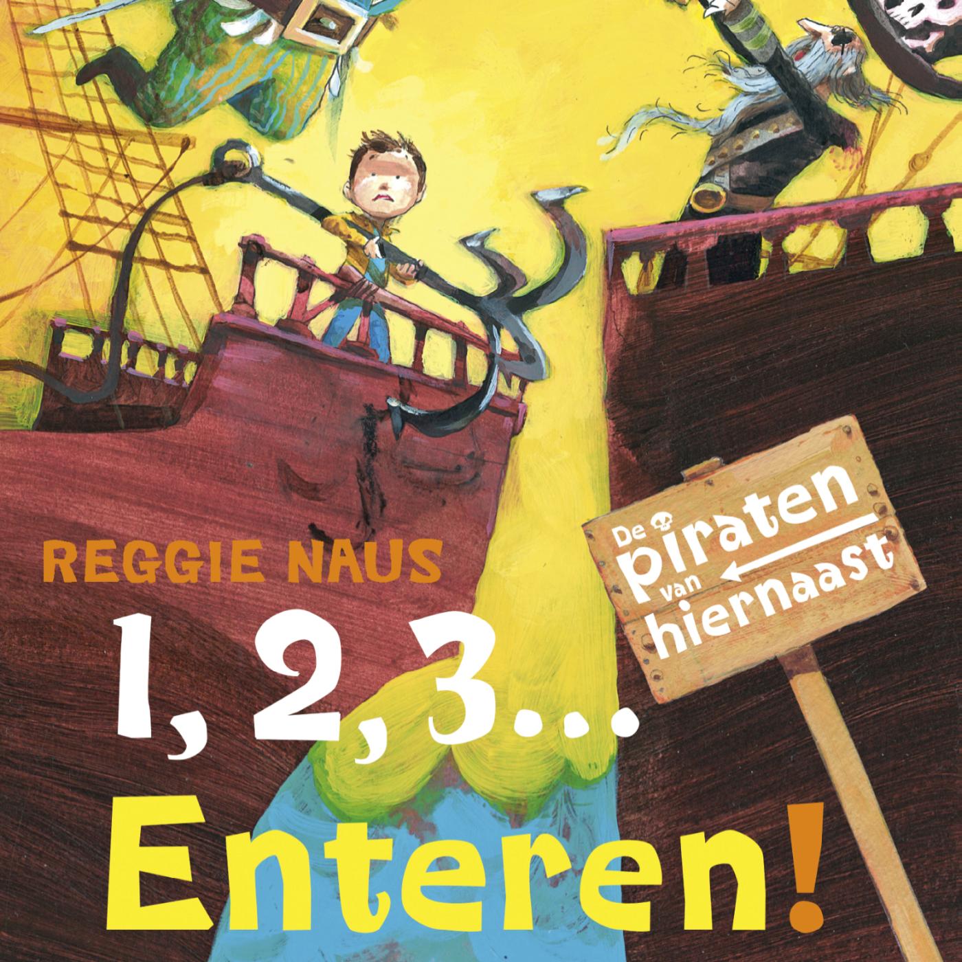 Omslag van 1, 2, 3... Enteren!