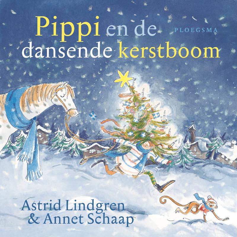 Omslag van Pippi en de dansende kerstboom