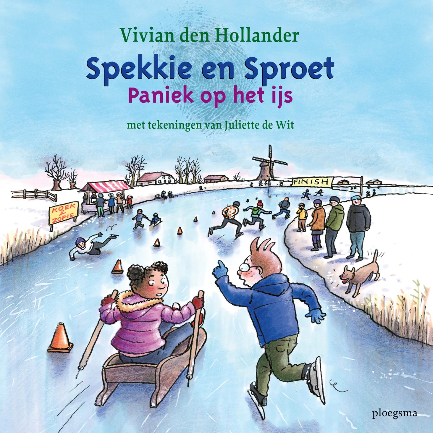 Omslag van Spekkie en Sproet: Paniek op het ijs