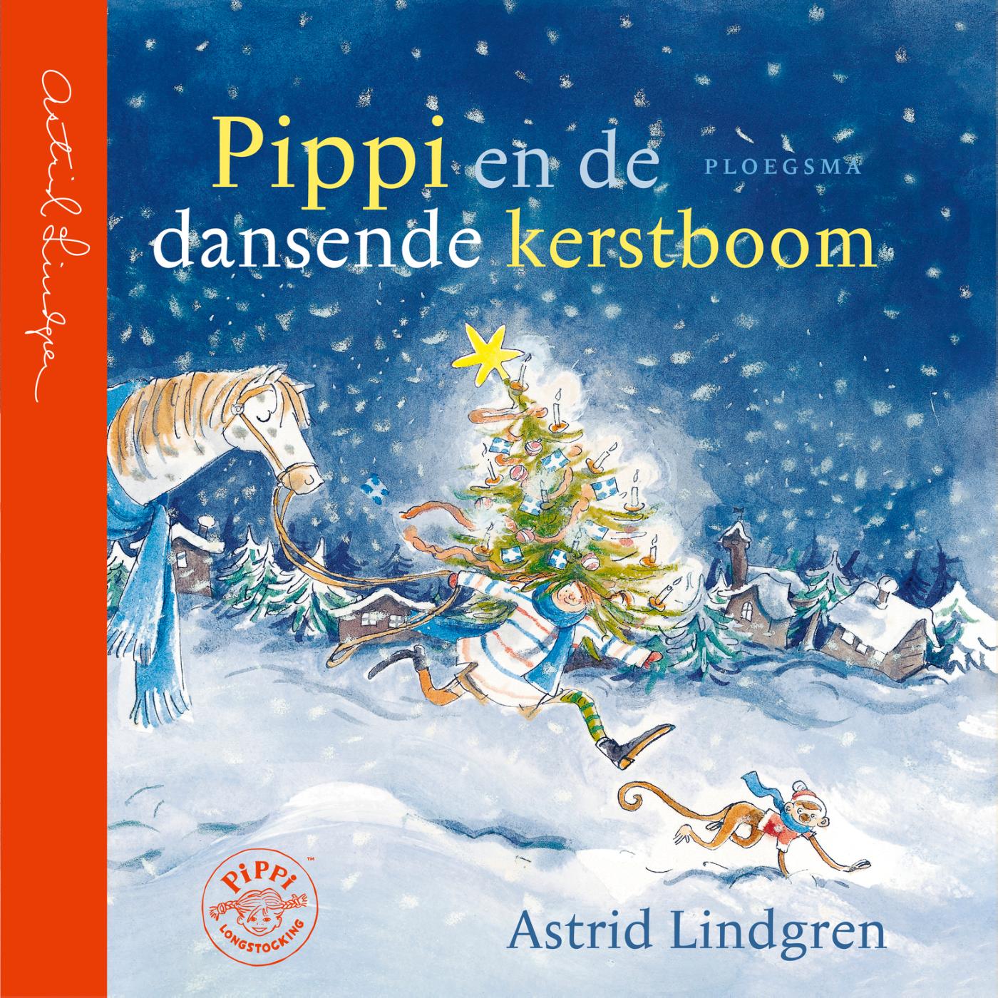 Omslag van Pippi en de dansende kerstboom