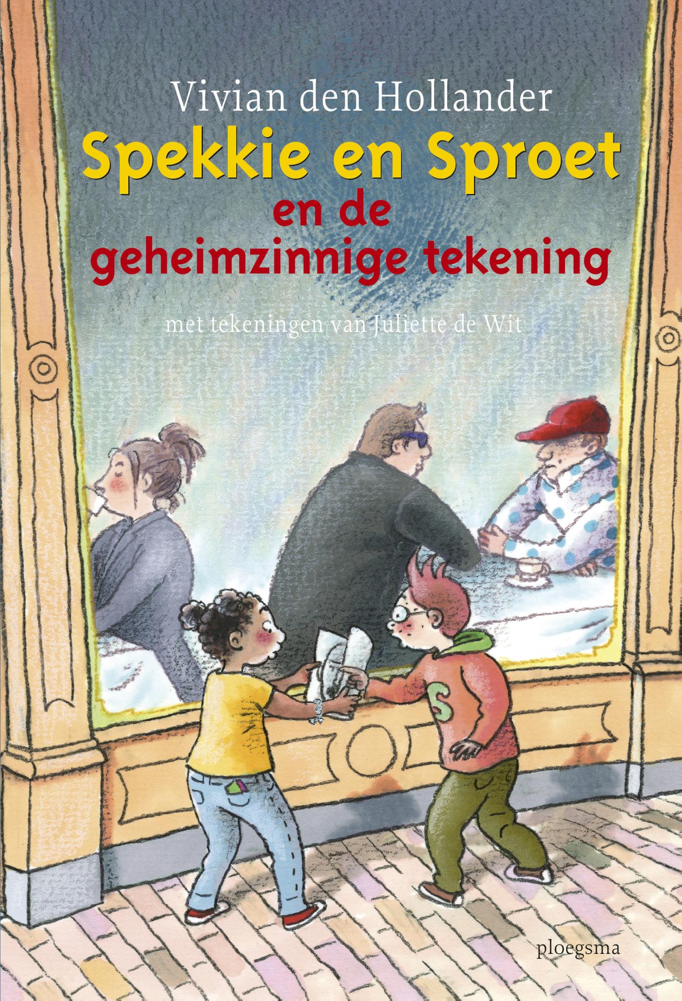 Omslag van Spekkie en Sproet en de geheimzinnige tekening