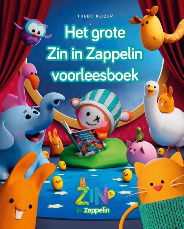 Omslag van Het grote Zin in Zappelin voorleesboek
