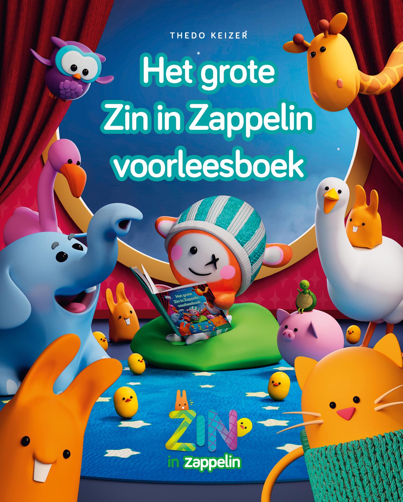 Omslag van Het grote Zin in Zappelin voorleesboek