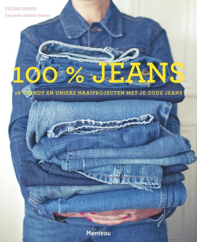 Omslag van 100 % jeans. Geef je jeans een nieuw leven