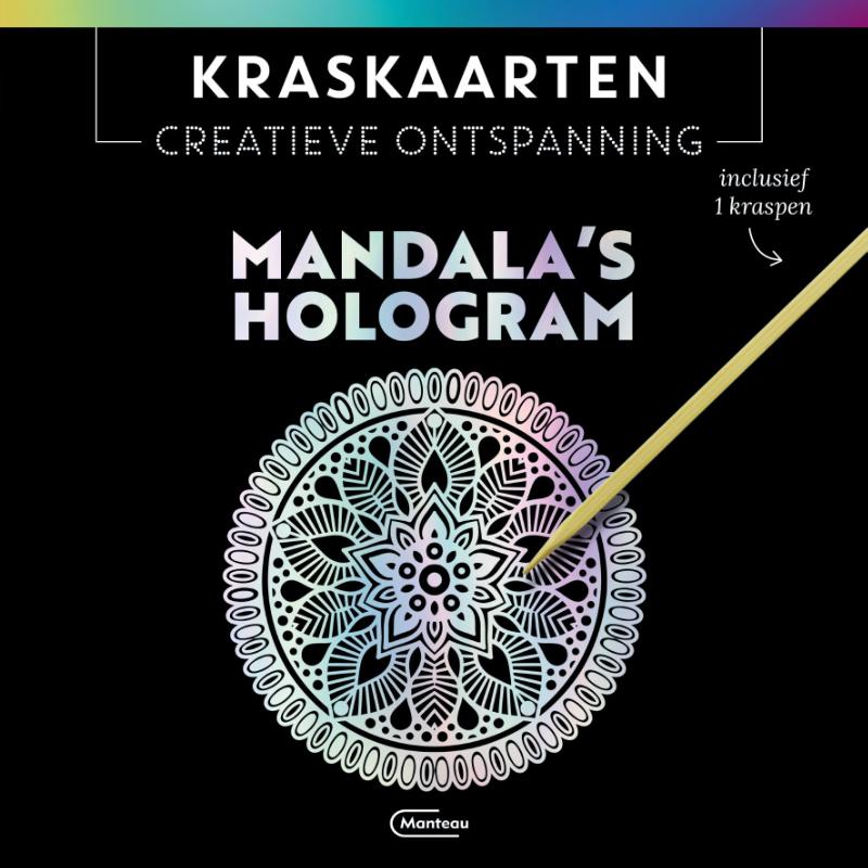 Omslag van Kraskaarten Mandala's hologram