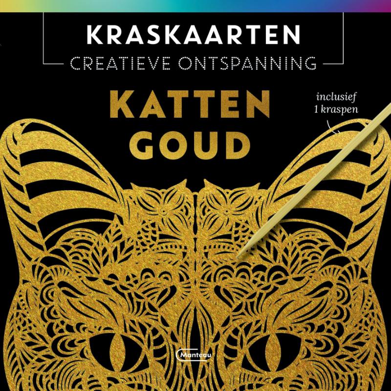 Omslag van Kraskaarten Katten Goud