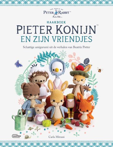 Omslag van Haakboek Pieter Konijn en zijn vriendjes