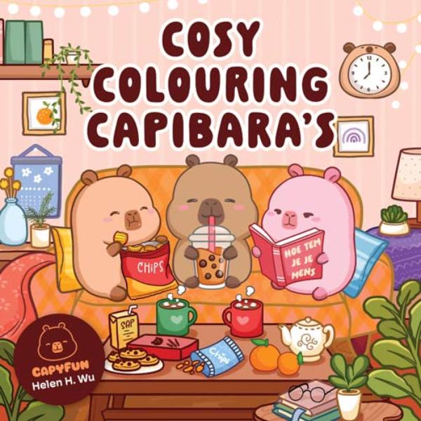 Omslag van Cosy Colouring Capibara's