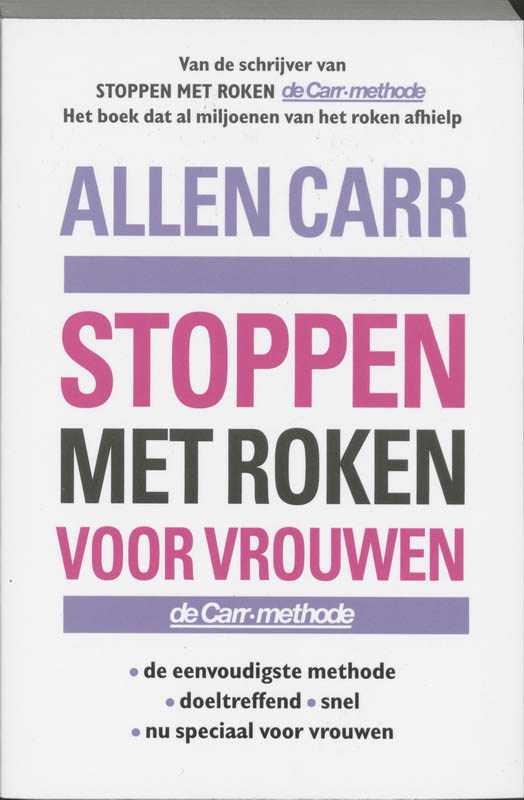 Omslag van Stoppen met roken voor vrouwen