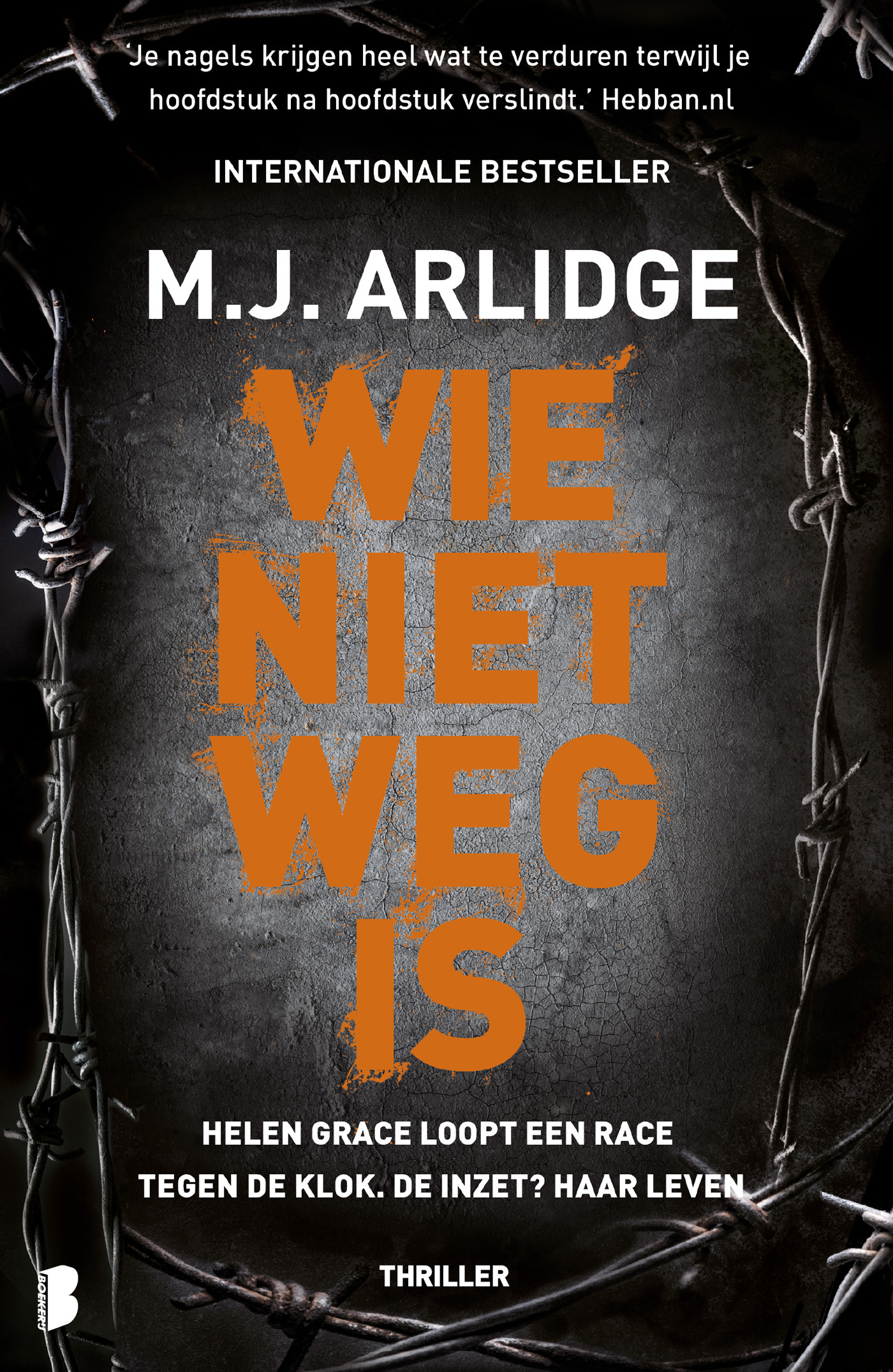 Omslag van Wie niet weg is