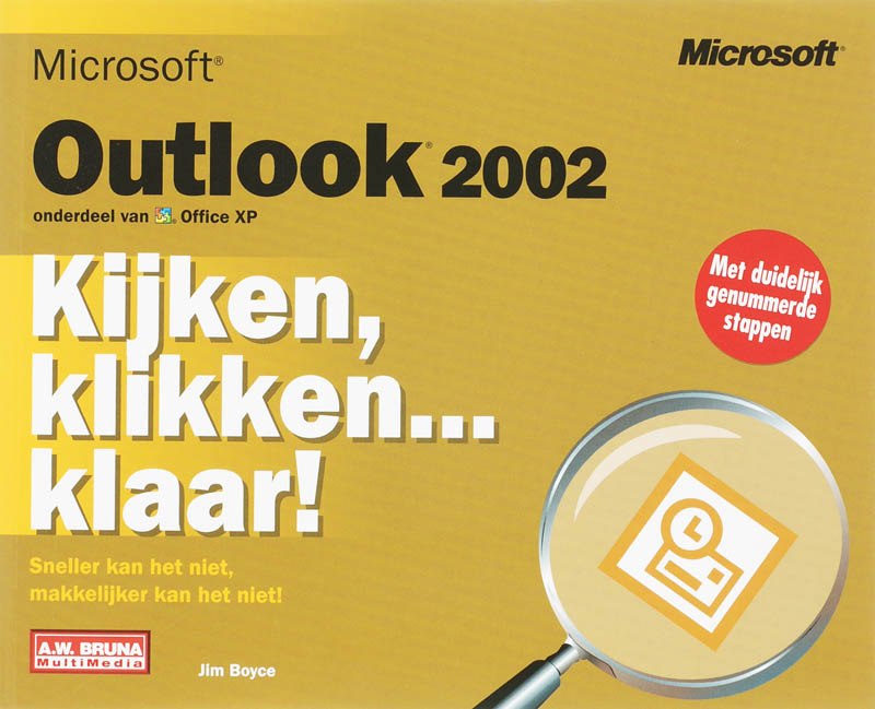 Omslag van Microsoft Outlook 2002