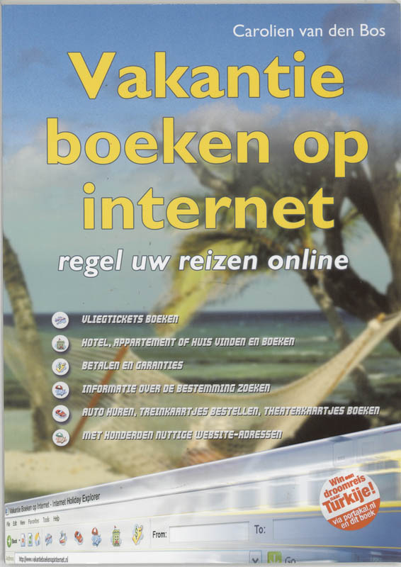 Omslag van Vakantie boeken op internet