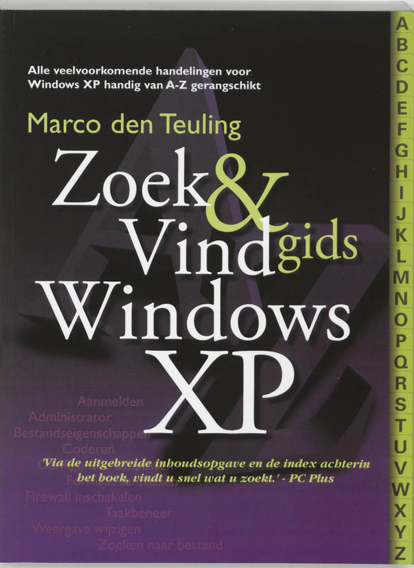 Omslag van Zoek&Vindgids Windows XP