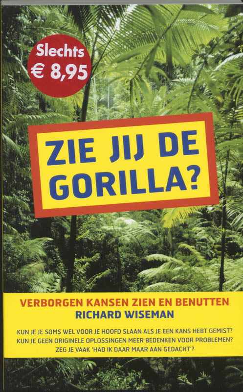 Omslag van Zie jij de gorilla?