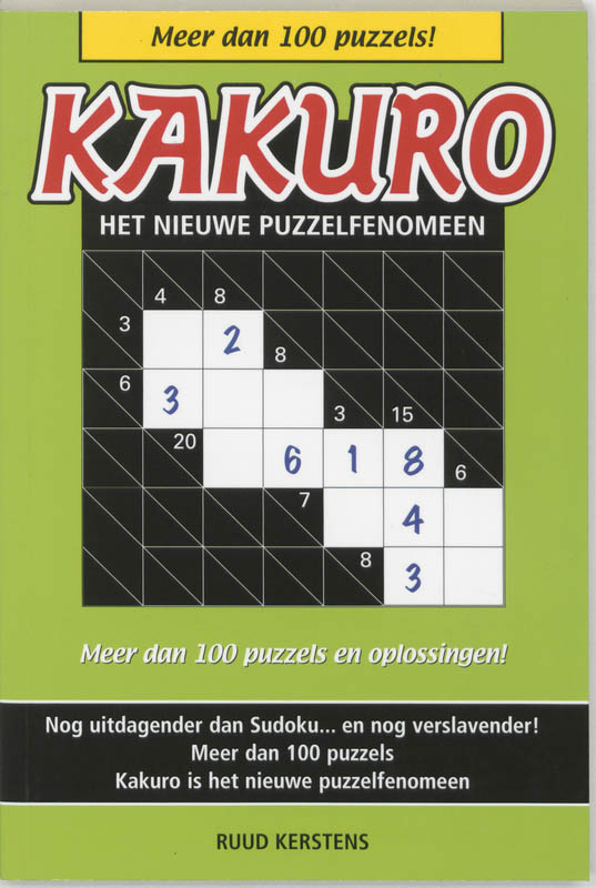 Omslag van Kakuro - Het nieuwe puzzelfenomeen