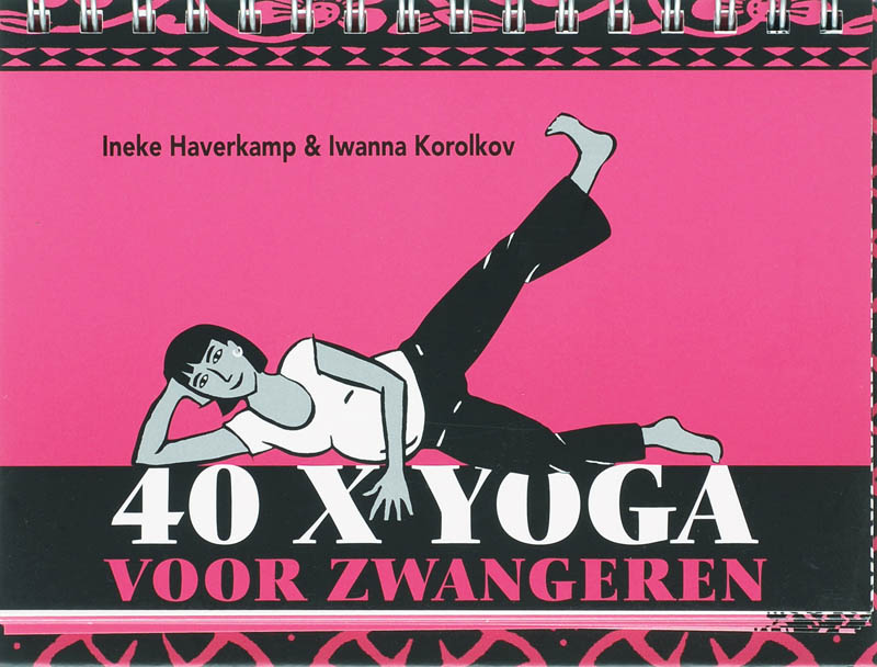 Omslag van 40 x yoga voor zwangeren