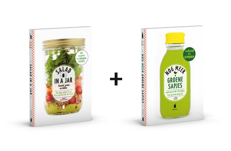 Omslag van Salad in a jar + Nog meer groene sapjes