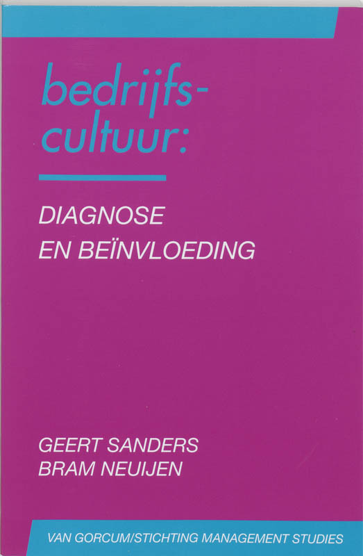 Omslag van Bedrijfscultuur: diagnose en beinvloeding
