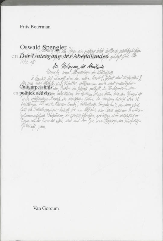 Omslag van Oswald Spengler en Der Untergang des Abendlandes