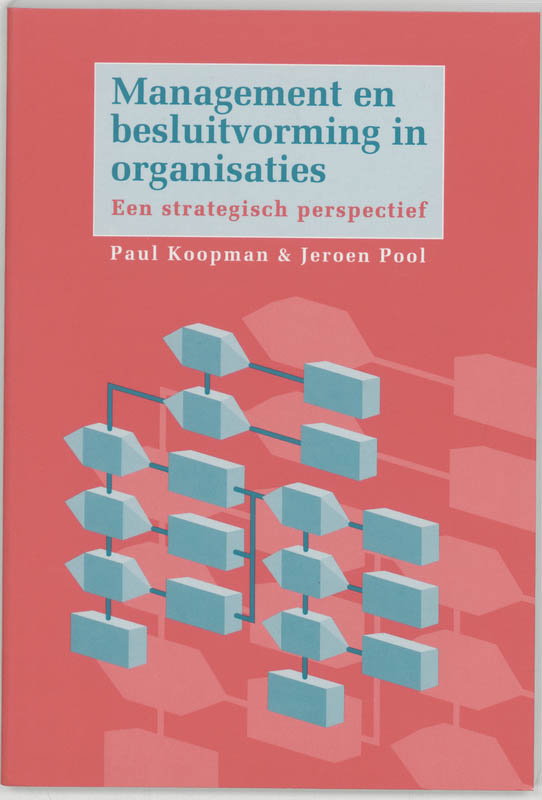 Omslag van Management en besluitvorming in organisaties