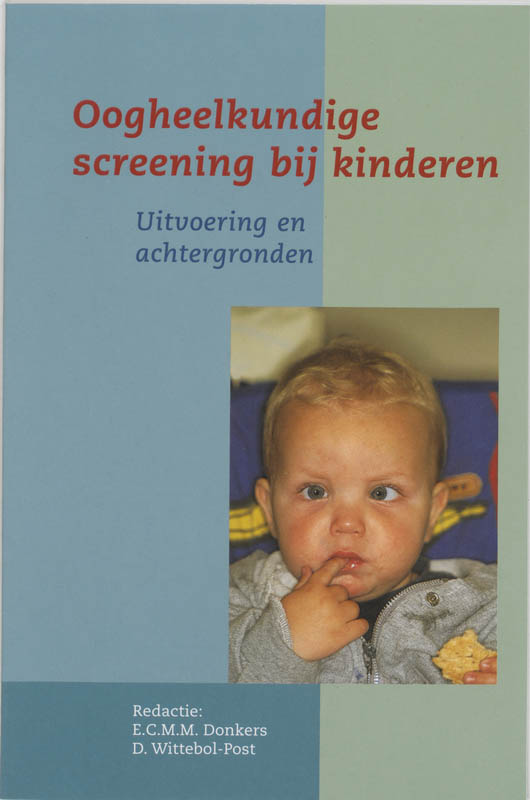 Omslag van Oogheelkundige screening bij kinderen
