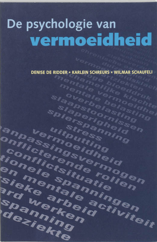 Omslag van De psychologie van vermoeidheid