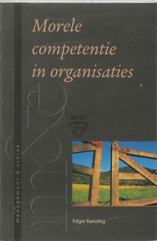 Omslag van Morele competentie in organisaties