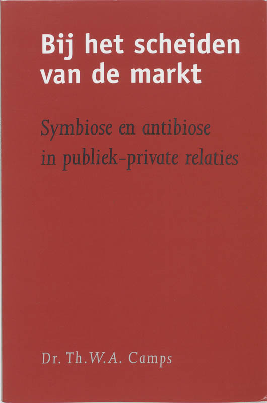 Omslag van Bij het scheiden van de markt