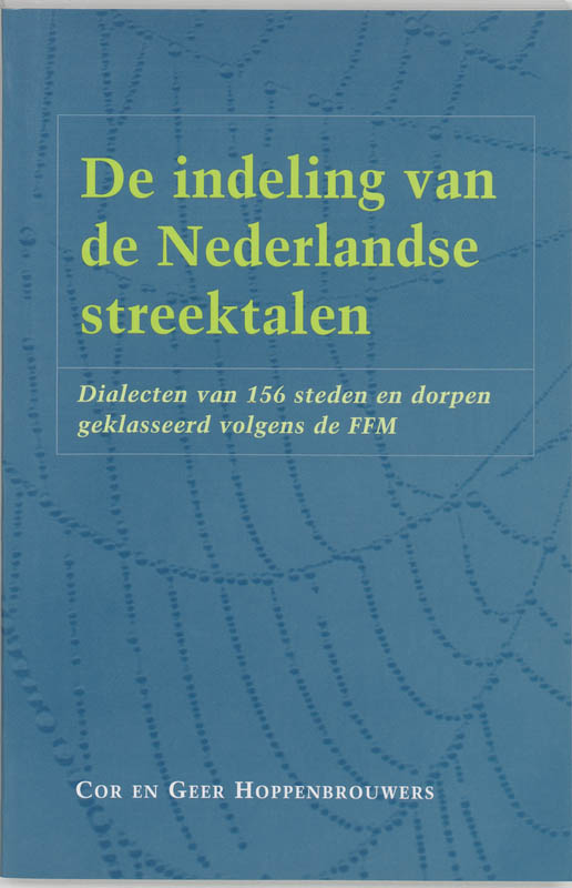 Omslag van De indeling van de Nederlandse streektalen