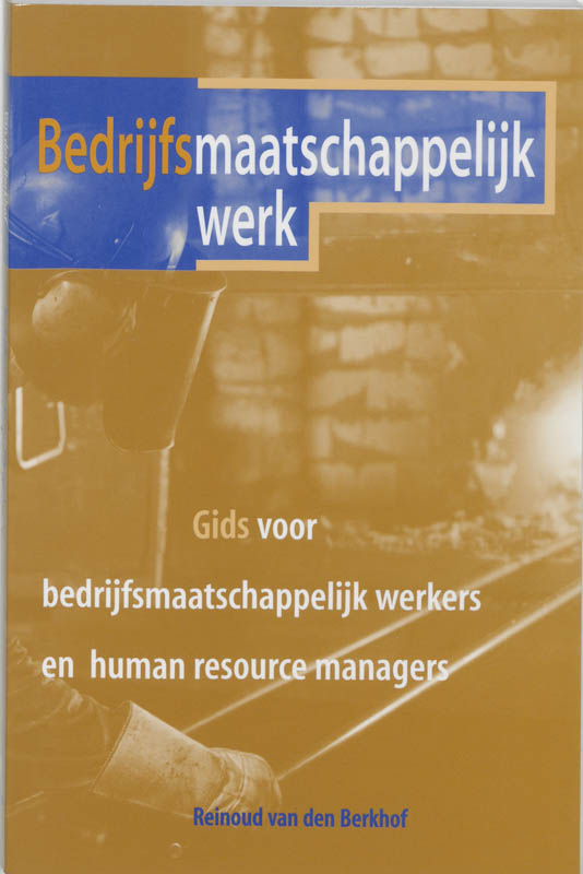 Omslag van Bedrijfsmaatschappelijk werk