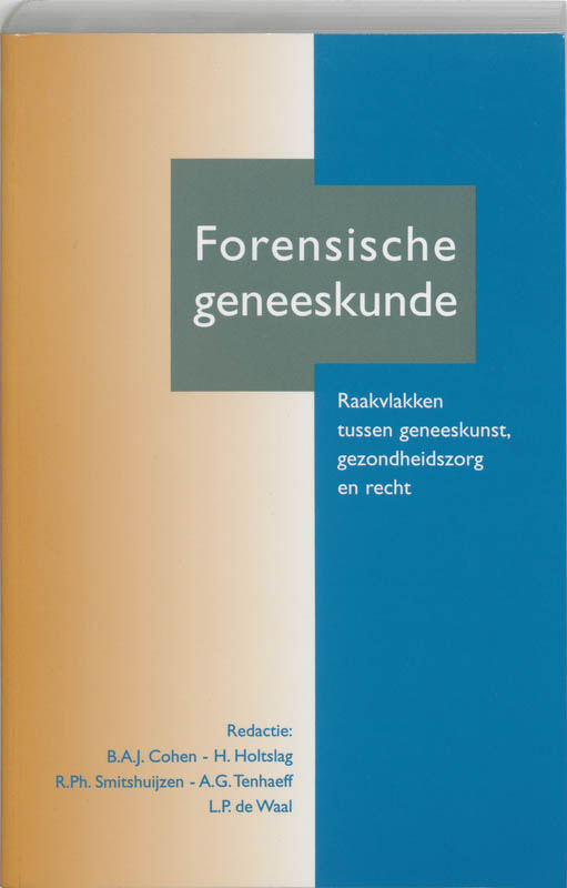 Omslag van Forensische geneeskunde