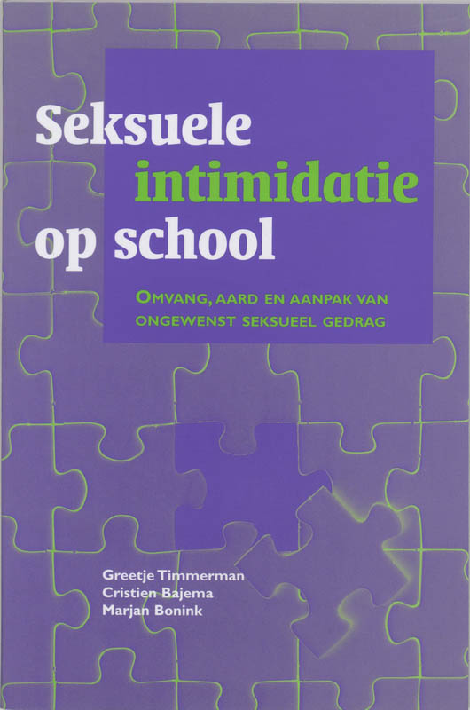 Omslag van Seksuele intimidatie op school
