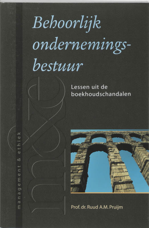 Omslag van Behoorlijk ondernemingsbestuur