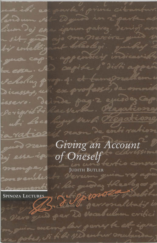 Omslag van Giving an account of oneself