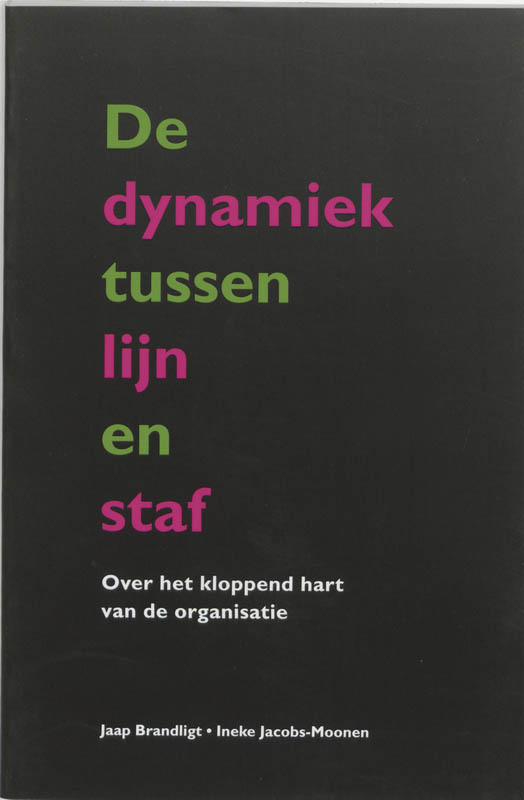 Omslag van De dynamiek tussen lijn en staf