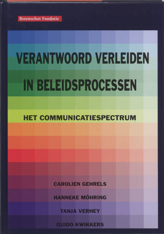 Omslag van Verantwoord verleiden in beleidsprocessen