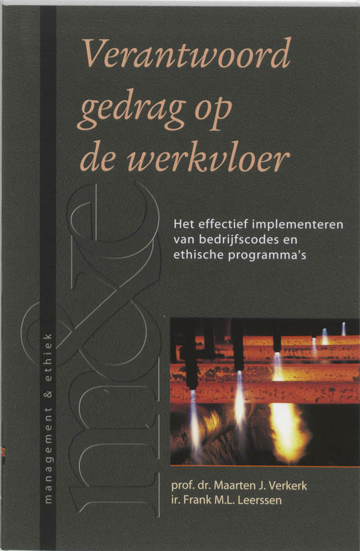 Omslag van Verantwoord gedrag op de werkvloer