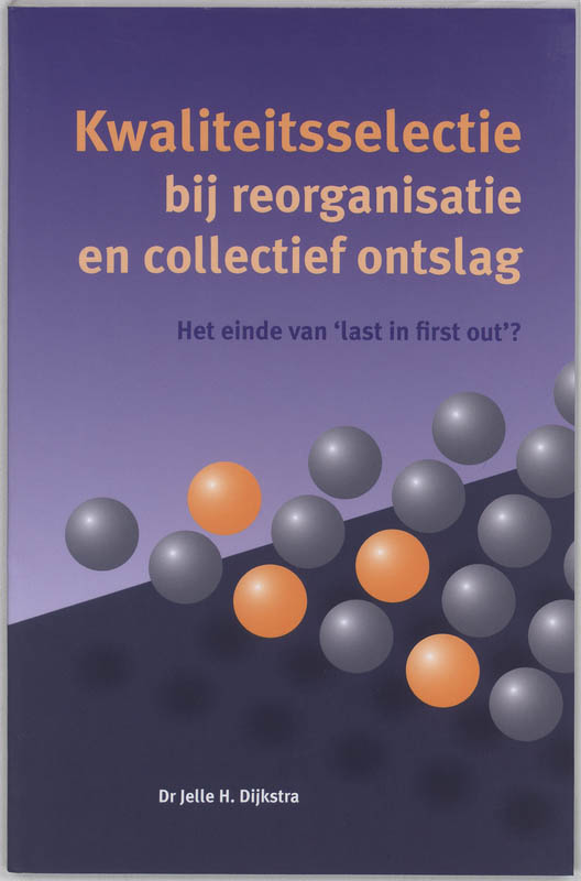 Omslag van Kwaliteitsselectie bij reorganisatie en collectief ontslag
