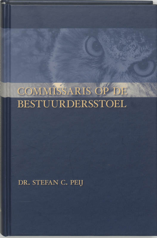 Omslag van Commissaris op de bestuurdersstoel