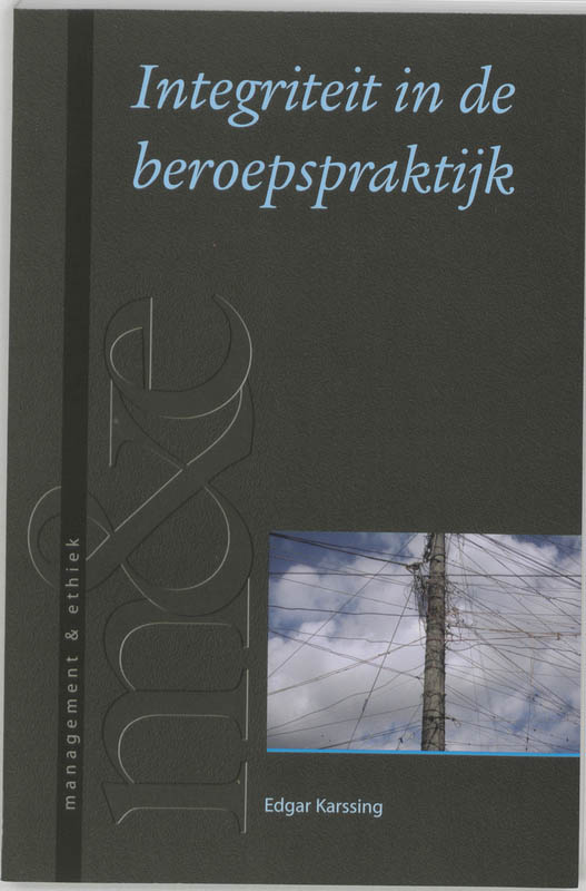 Omslag van Integrititeit in de beroepspraktijk