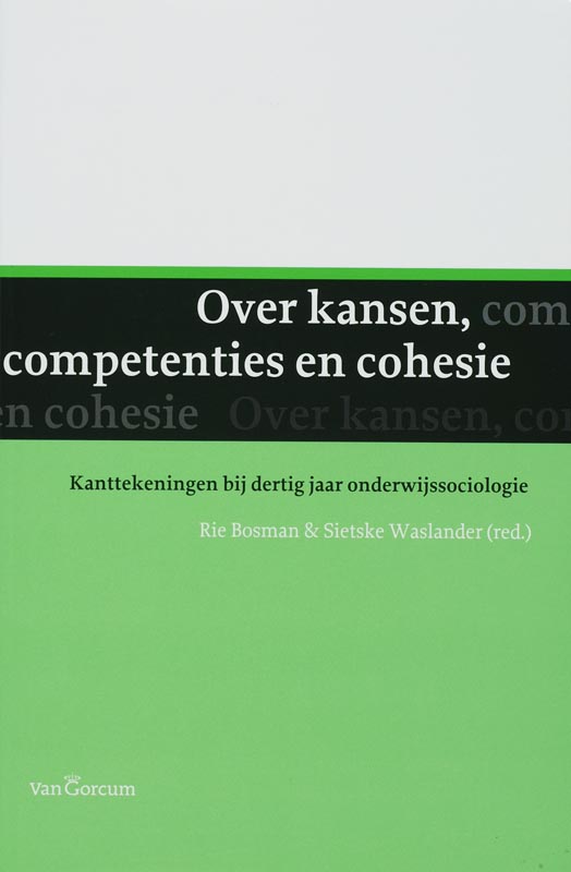 Omslag van Over kansen, competenties en cohesie