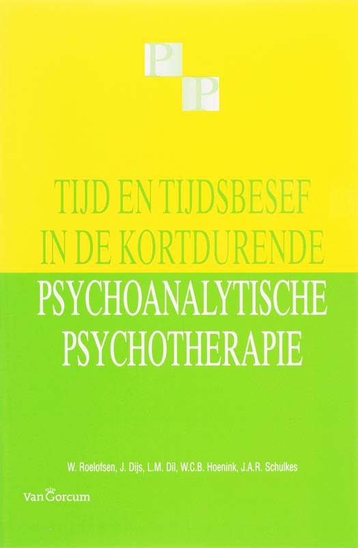 Omslag van Tijd en tijdsbesef in de kortdurende psychoanalytische psychotherapie