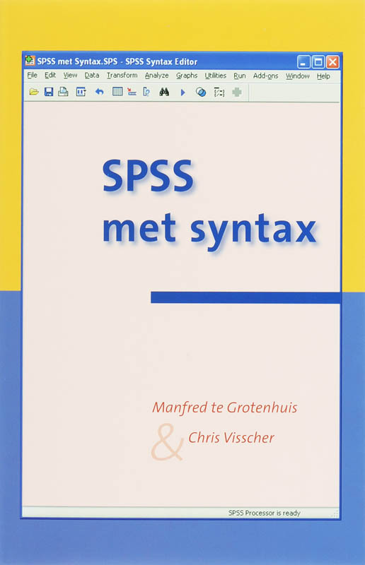 Omslag van SPSS met Syntax