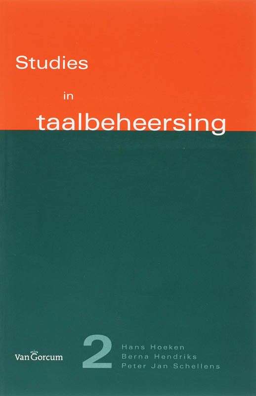 Omslag van Studies in Taalbeheersing 2