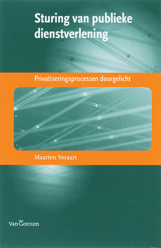 Omslag van Sturing van publieke dienstverlening