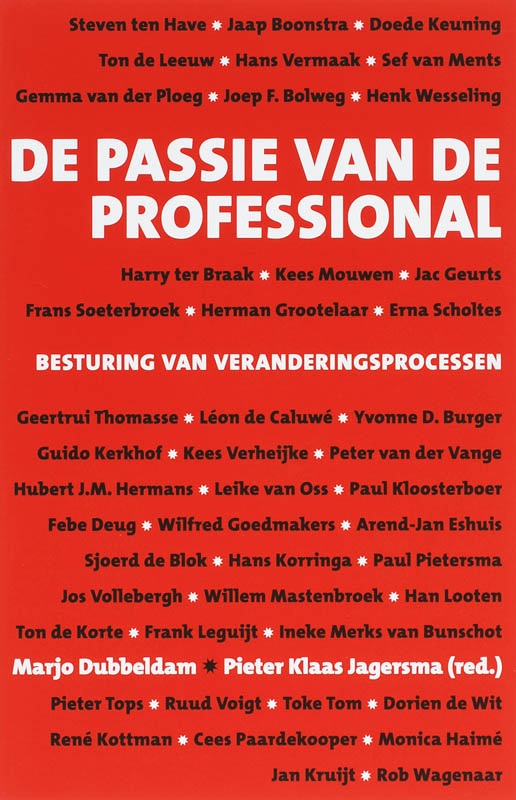 Omslag van De passie van de professional