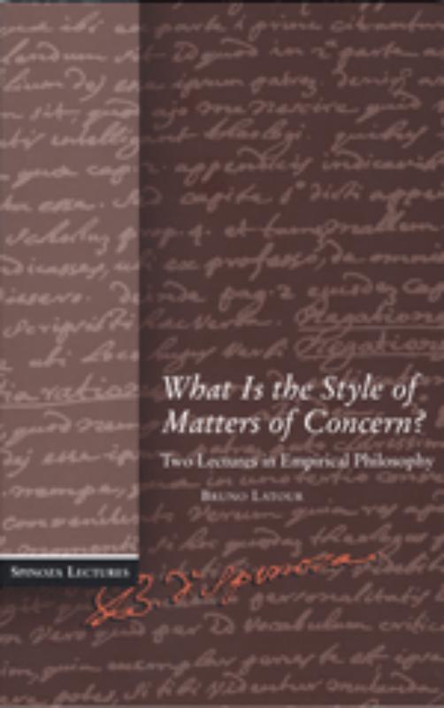 Omslag van What is the Style of Matters of Concern?