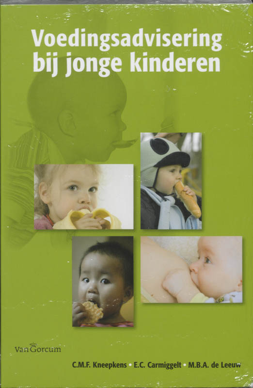 Omslag van Voedingsadvisering bij jonge kinderen