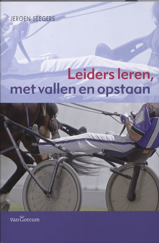 Omslag van Leiders leren, met vallen en opstaan